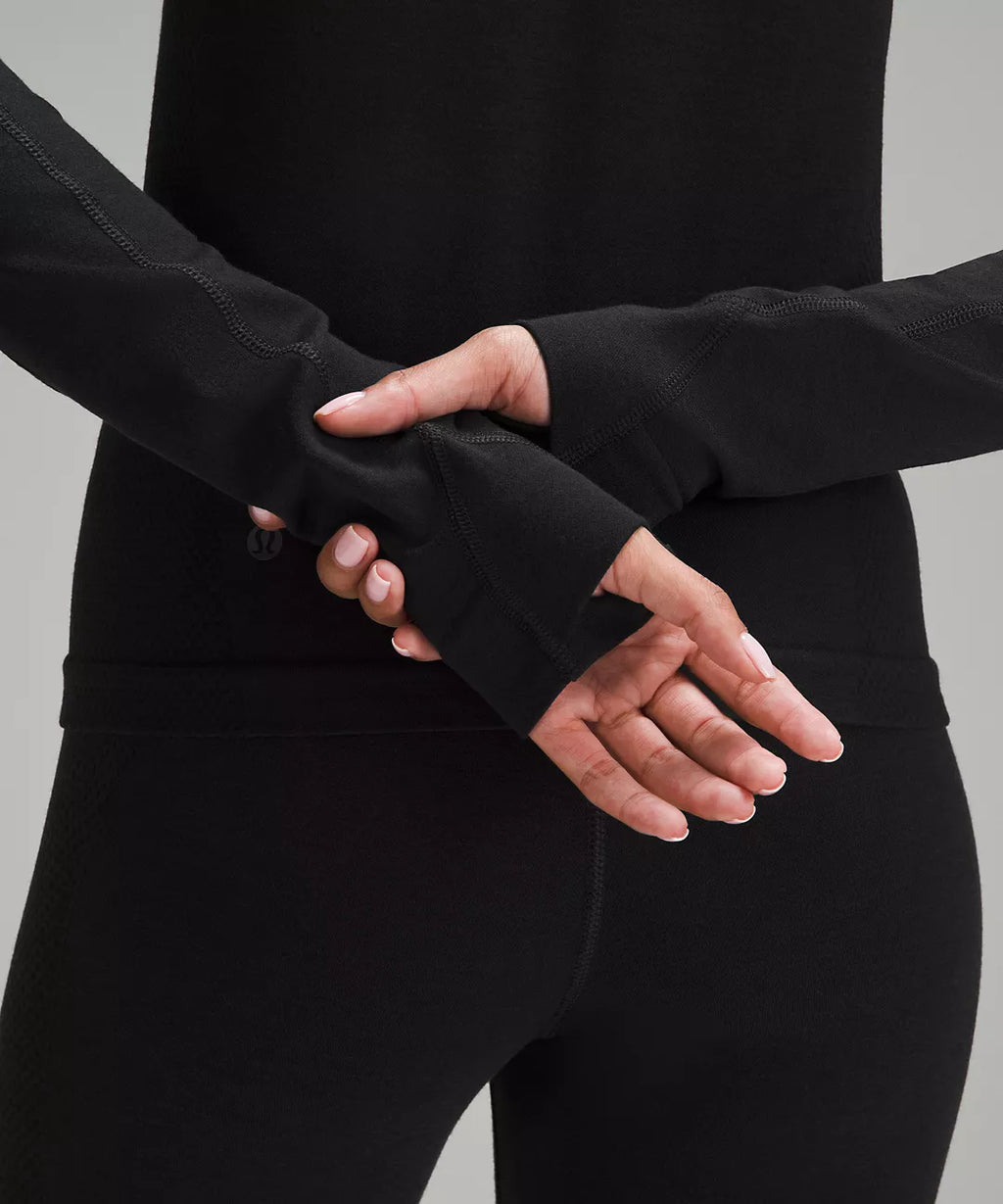 LULULEMON Merino Wool-Blend Base Layer Half Zip