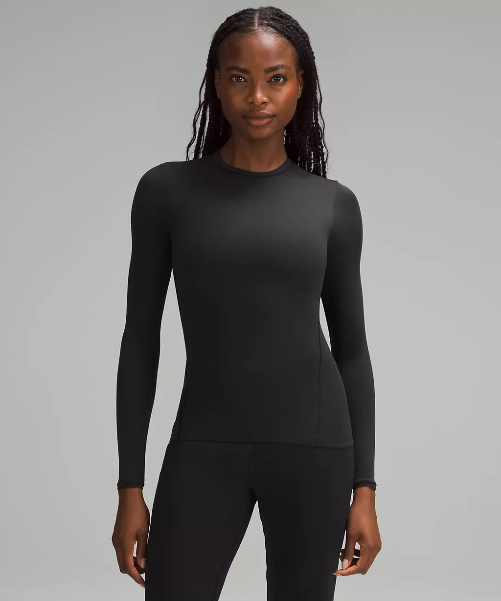 LULULEMON Wundermost Ultra-Soft Nulu Crewneck Long-Sleeve Shirt