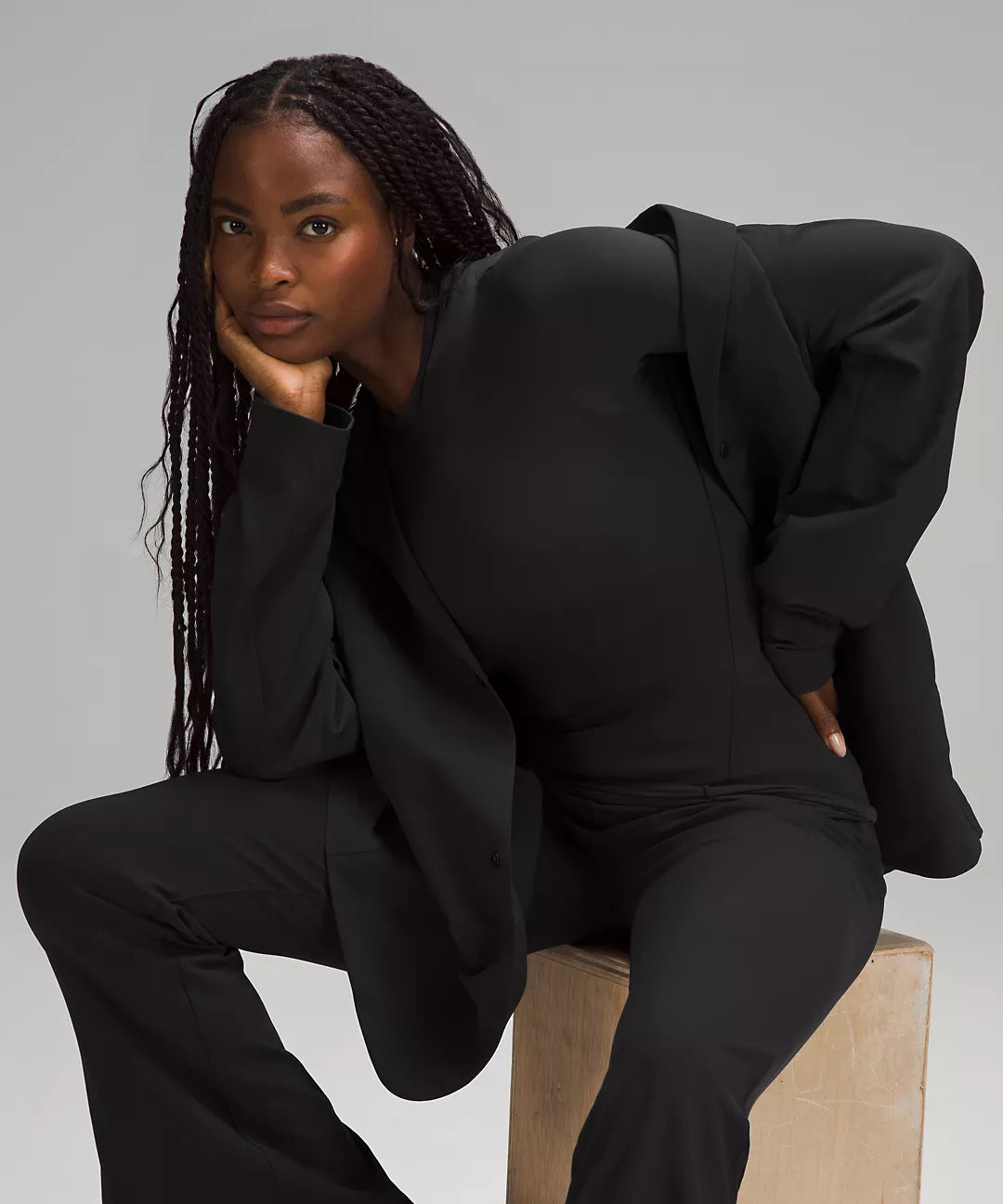 LULULEMON Wundermost Ultra-Soft Nulu Crewneck Long-Sleeve Shirt