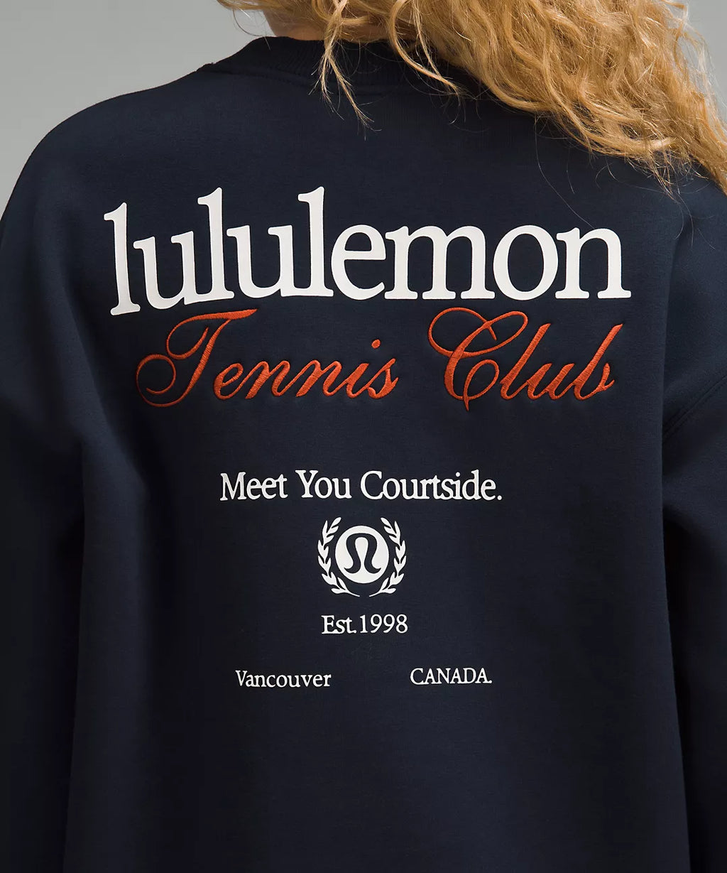 LULULEMON Heavyweight Fleece Pullover Tennis Club