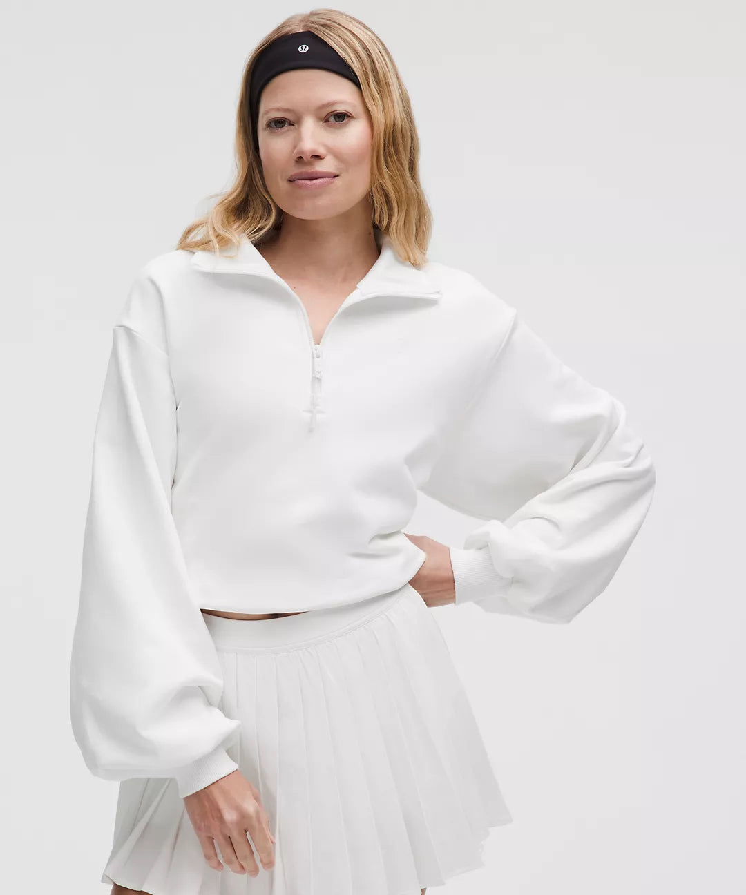 LULULEMON Cotton Terry Tennis Half Zip