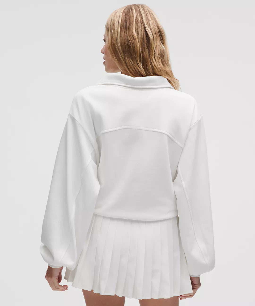 LULULEMON Cotton Terry Tennis Half Zip