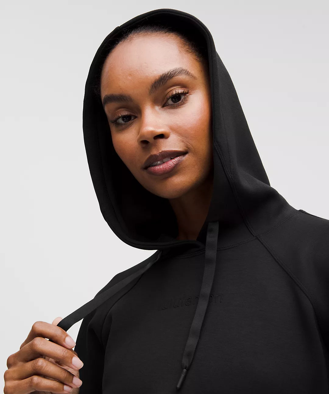 LULULEMON Smooth Spacer Cropped Hoodie Emboss