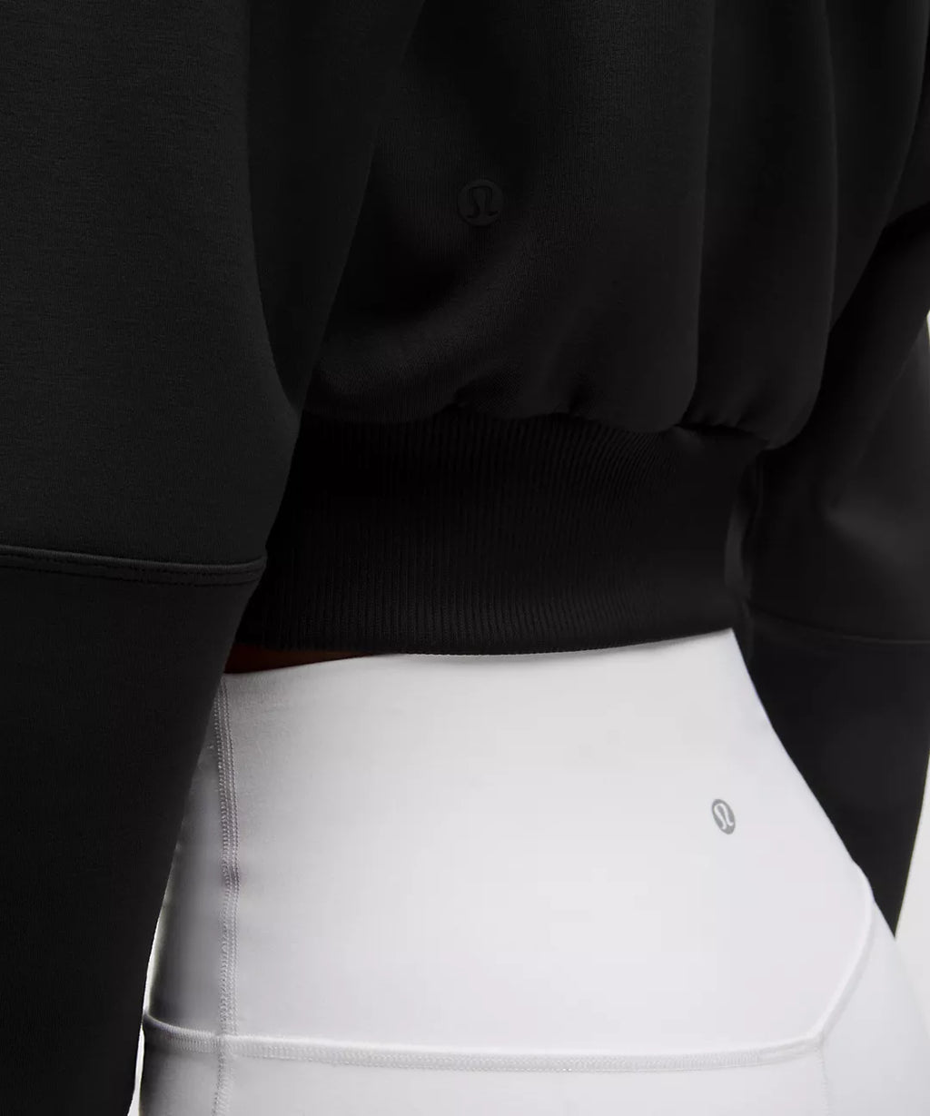 LULULEMON Smooth Spacer Cropped Hoodie Emboss