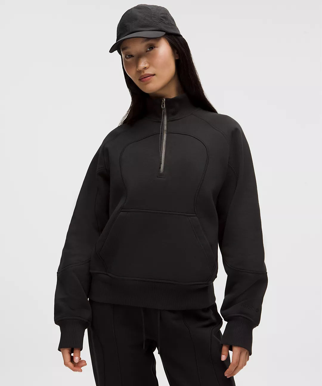 LULULEMON Cotton Fleece Relaxed-Fit Half Zip SLNSH Collection