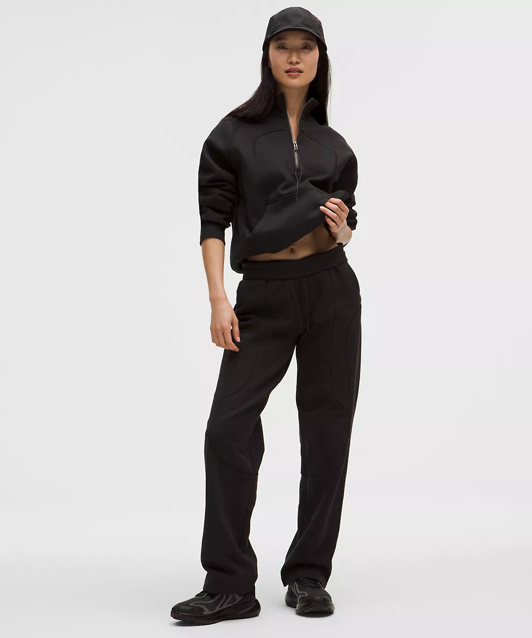 LULULEMON Cotton Fleece Relaxed-Fit Half Zip SLNSH Collection