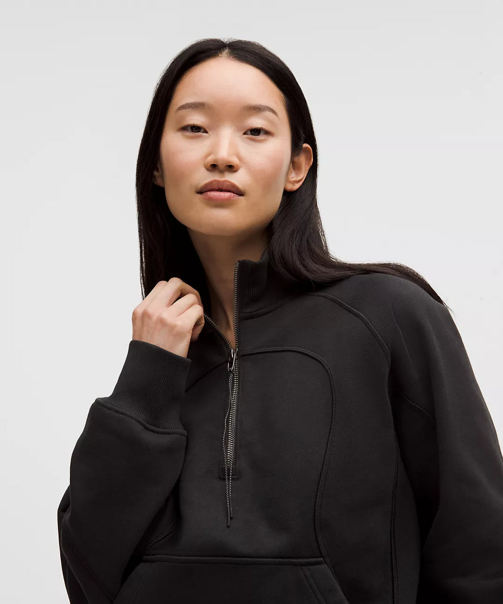 LULULEMON Cotton Fleece Relaxed-Fit Half Zip SLNSH Collection