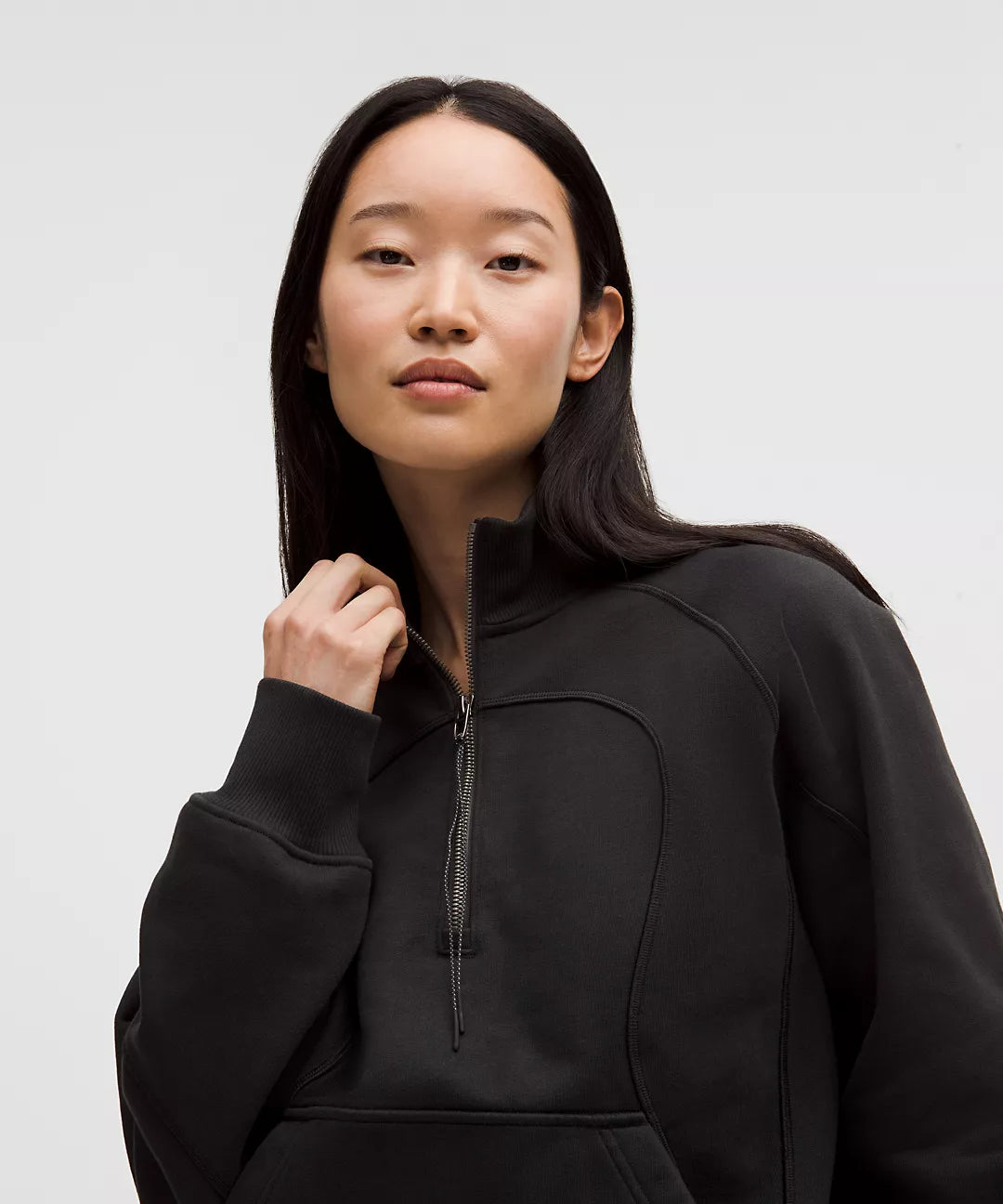 LULULEMON Cotton Fleece Relaxed-Fit Half Zip SLNSH Collection