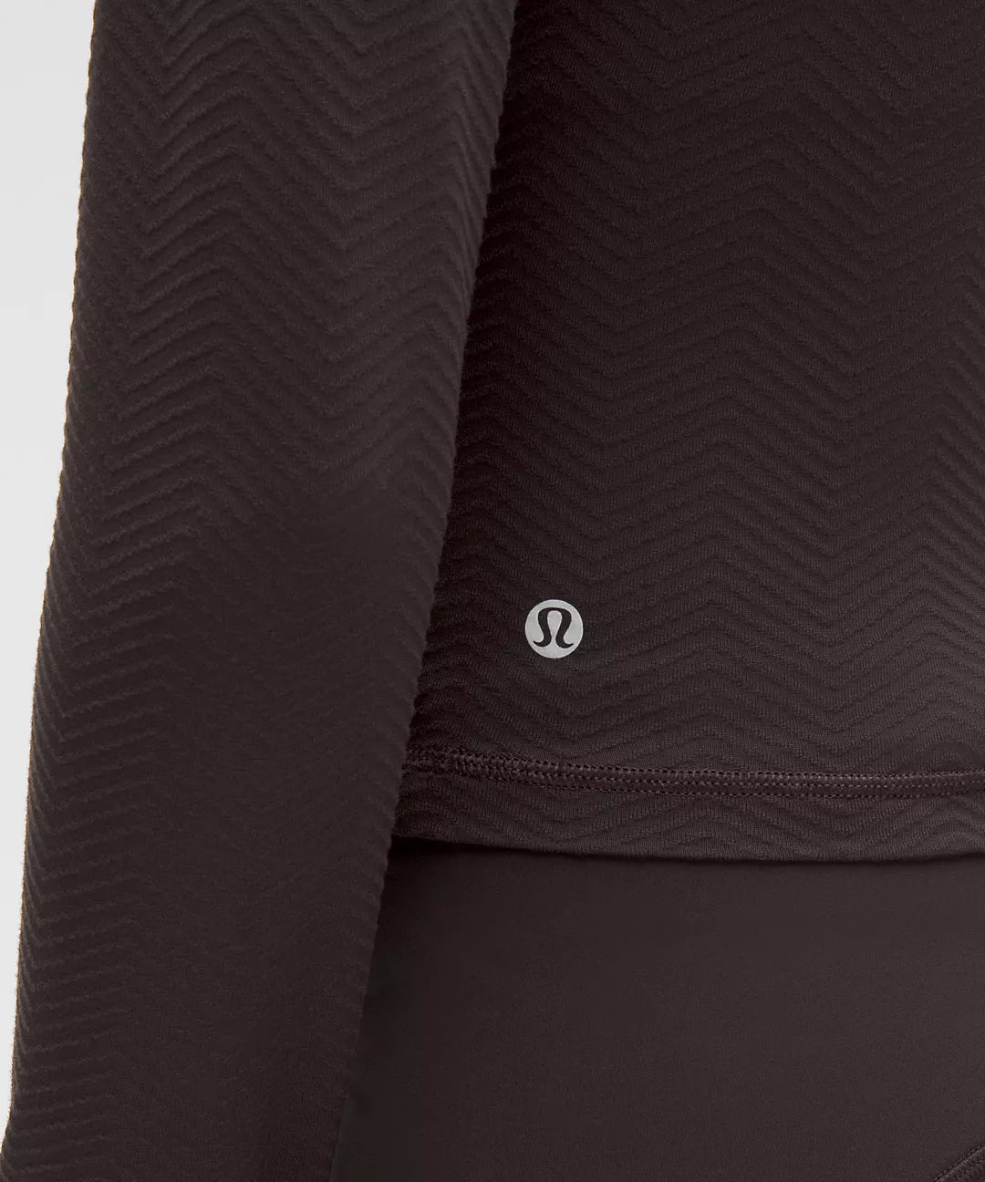 LULULEMON It's Rulu Cropped Half Zip Chevron Updated