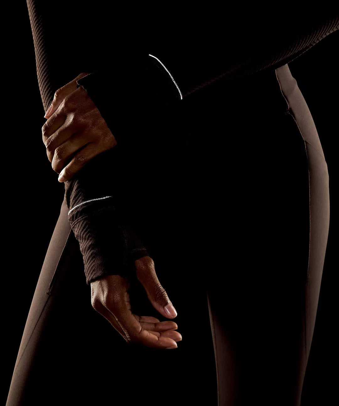 LULULEMON It's Rulu Cropped Half Zip Chevron Updated