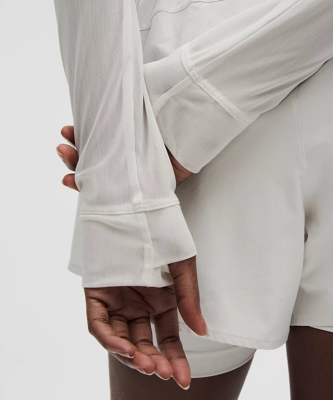 LULULEMON Mesh Cropped Long-Sleeve Shirt SLNSH Collection