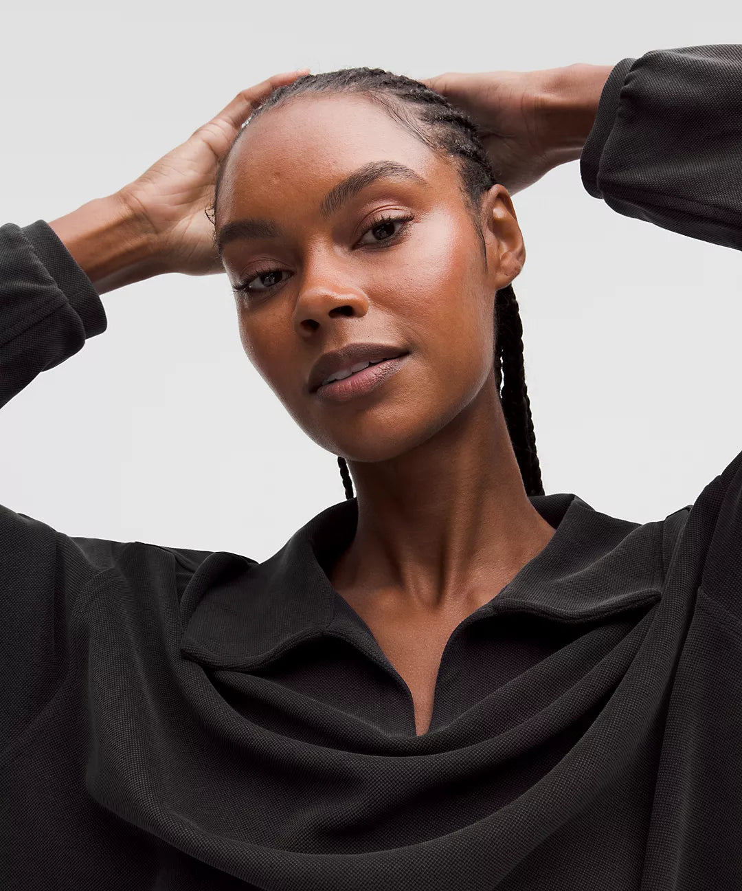 LULULEMON Softstreme Pique Oversized Long-Sleeve Polo Shirt