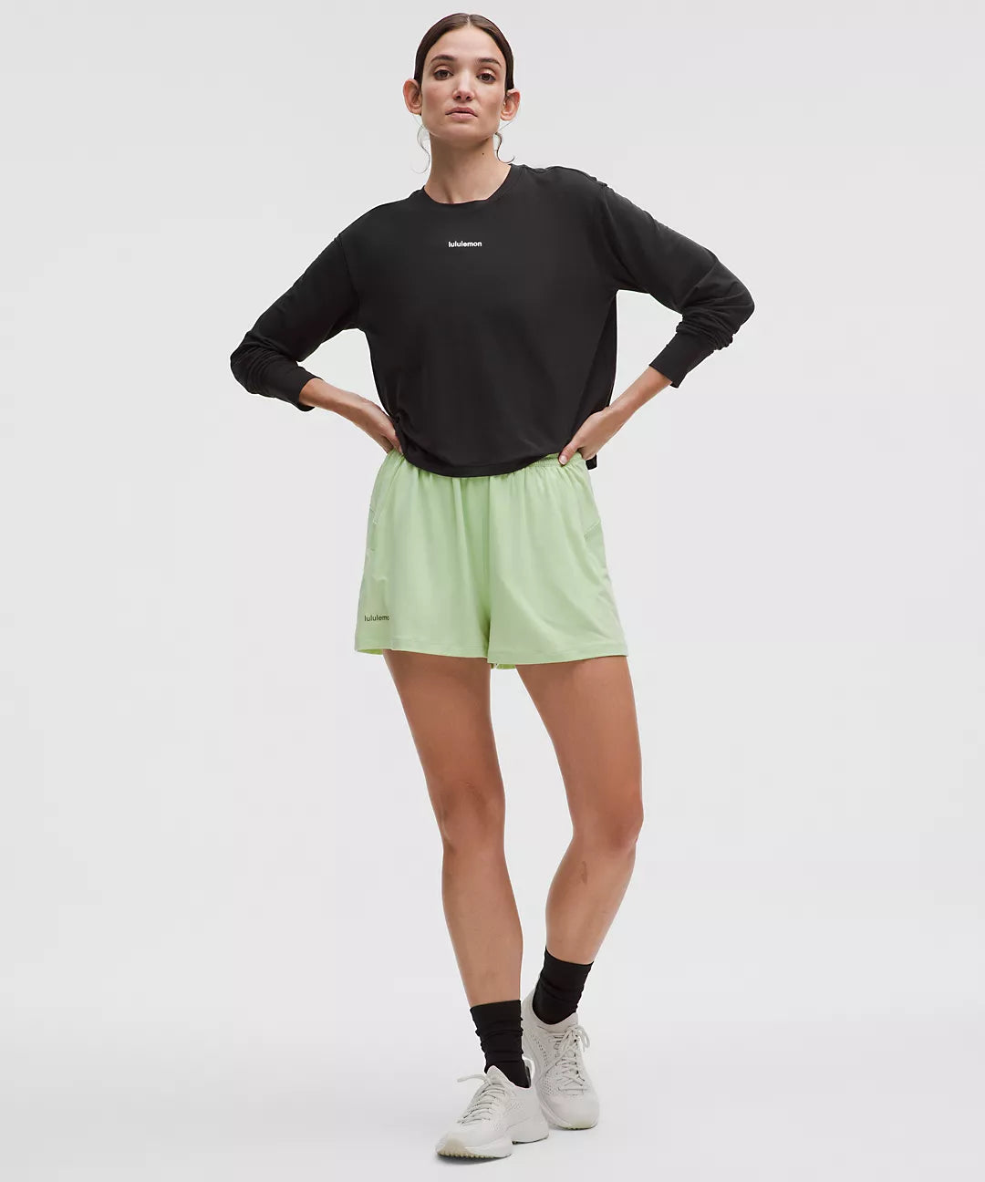 LULULEMON Jersey Training Long-Sleeve Shirt Wordmark