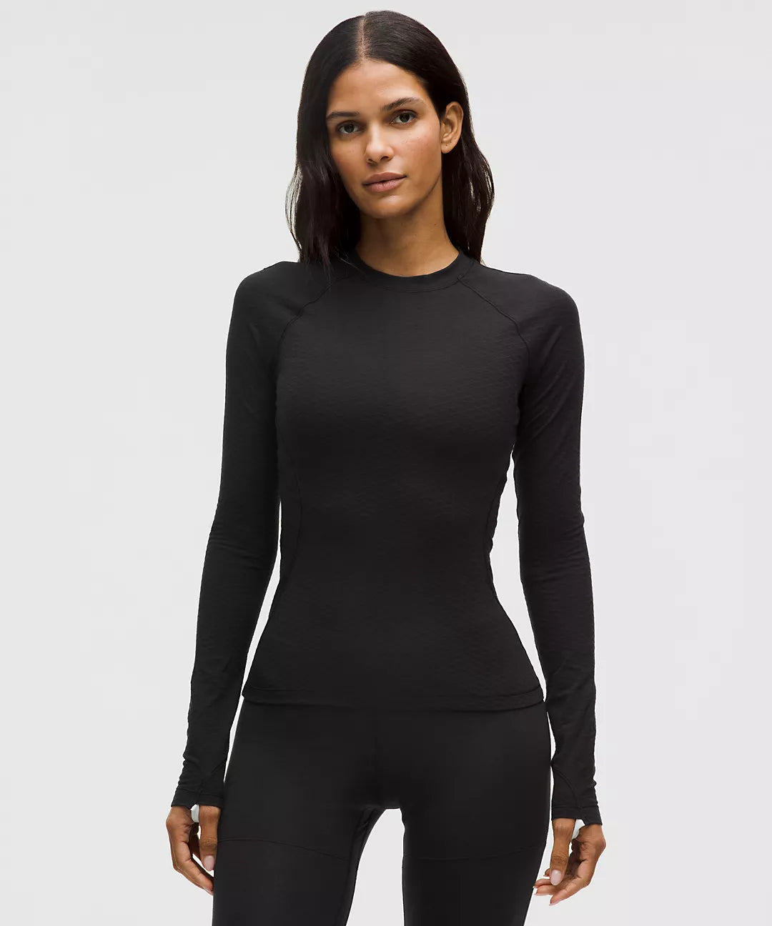LULULEMON Diamond-Texture Wool-Blend Crewneck Base Layer