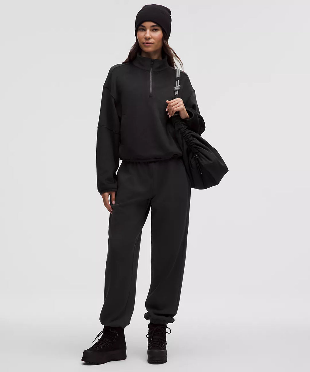 LULULEMON Plush Velour Oversized Half Zip