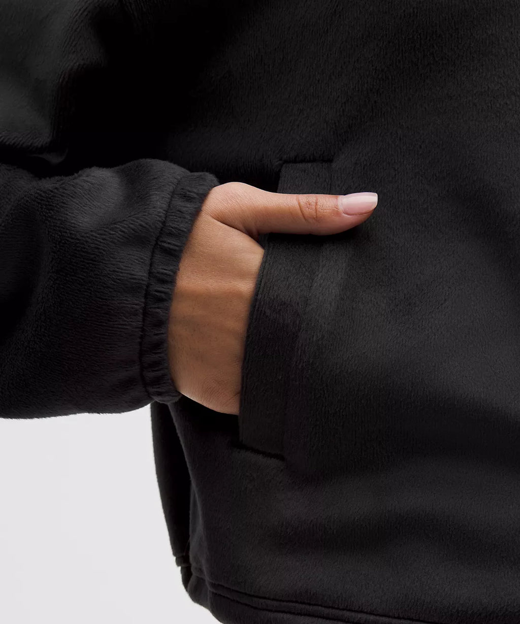 LULULEMON Plush Velour Oversized Half Zip