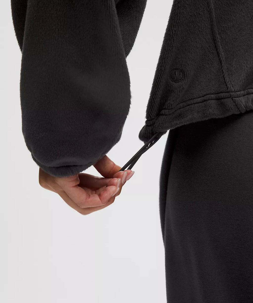 LULULEMON Plush Velour Oversized Half Zip