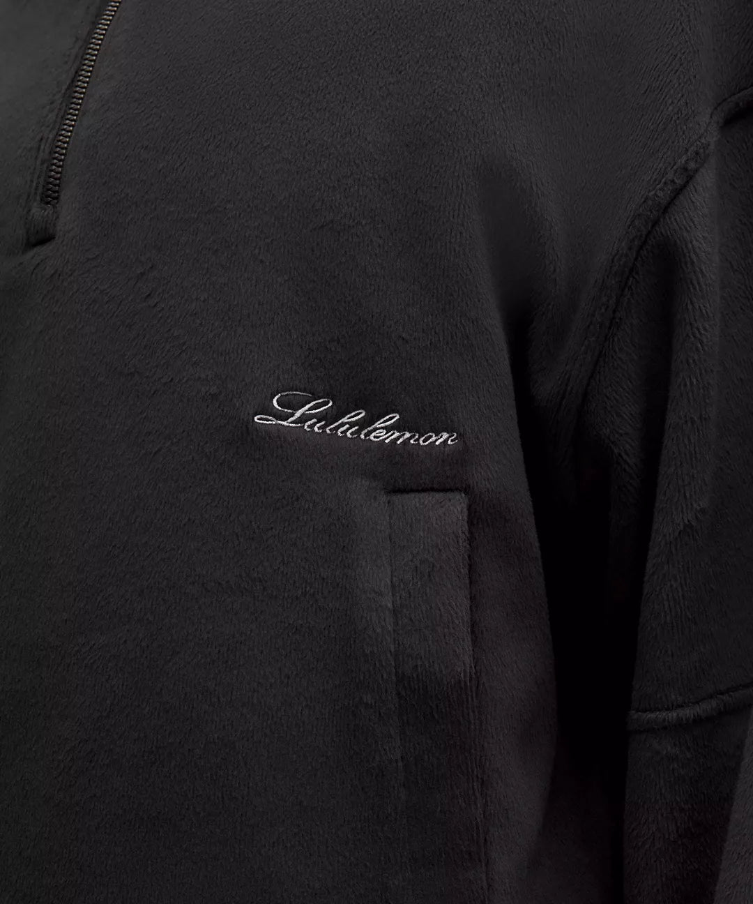 LULULEMON Plush Velour Oversized Half Zip