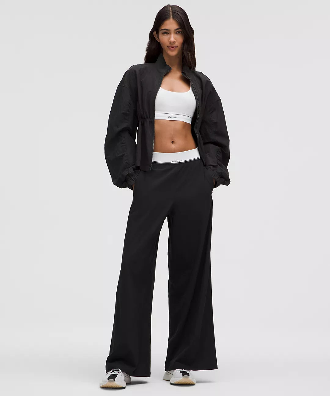 LULULEMON Swift High-Rise Wide-Leg Pant Logo Waistband