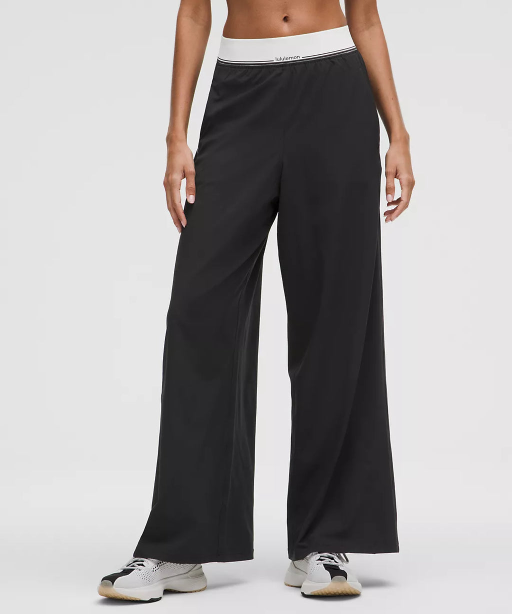 LULULEMON Swift High-Rise Wide-Leg Pant Logo Waistband