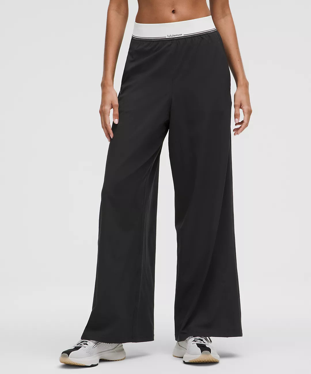 LULULEMON Swift High-Rise Wide-Leg Pant Logo Waistband