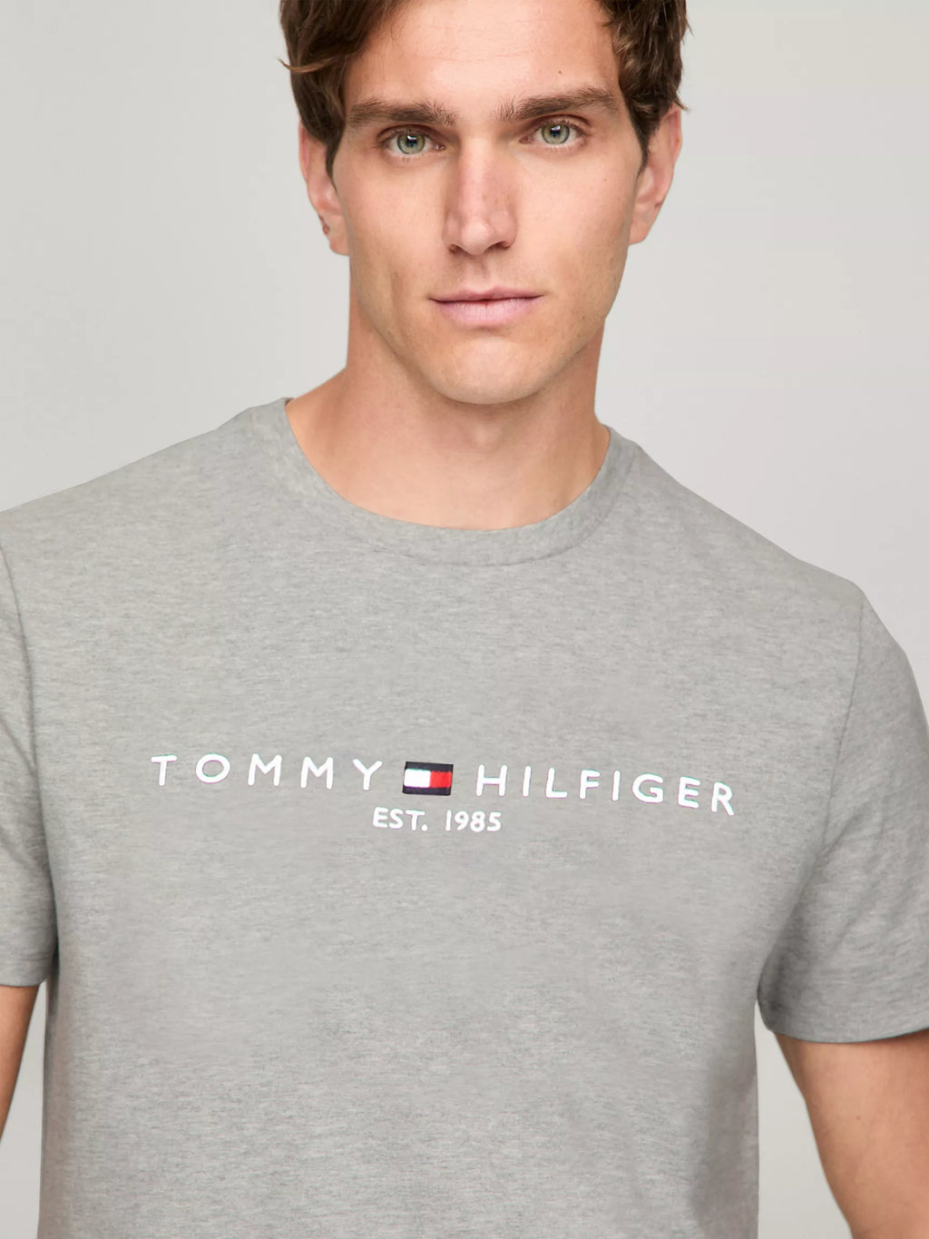 Tommy Embroidered Tommy Logo Slim Fit T-Shirt