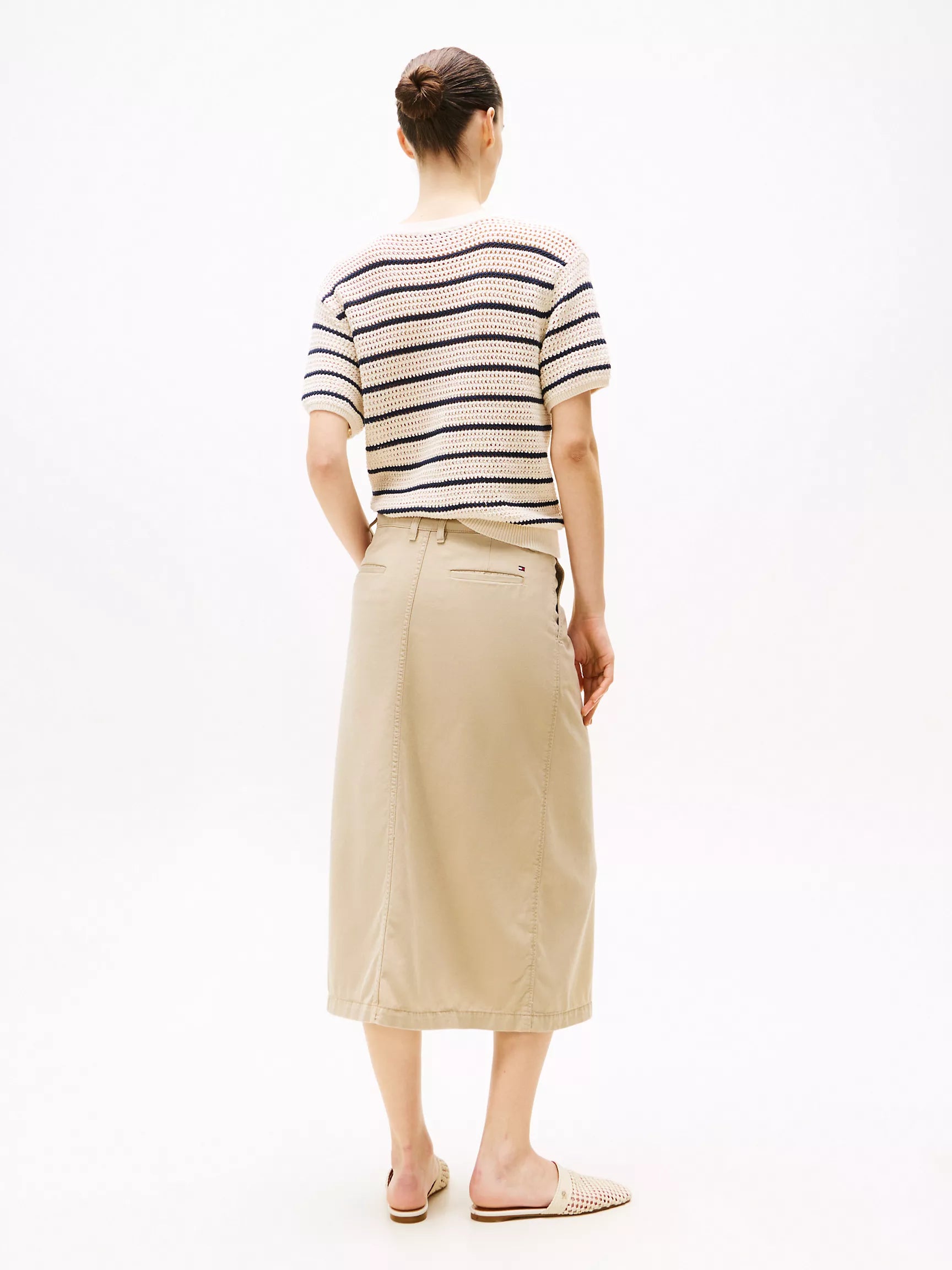 Tommy Slim Fit Midi Skirt