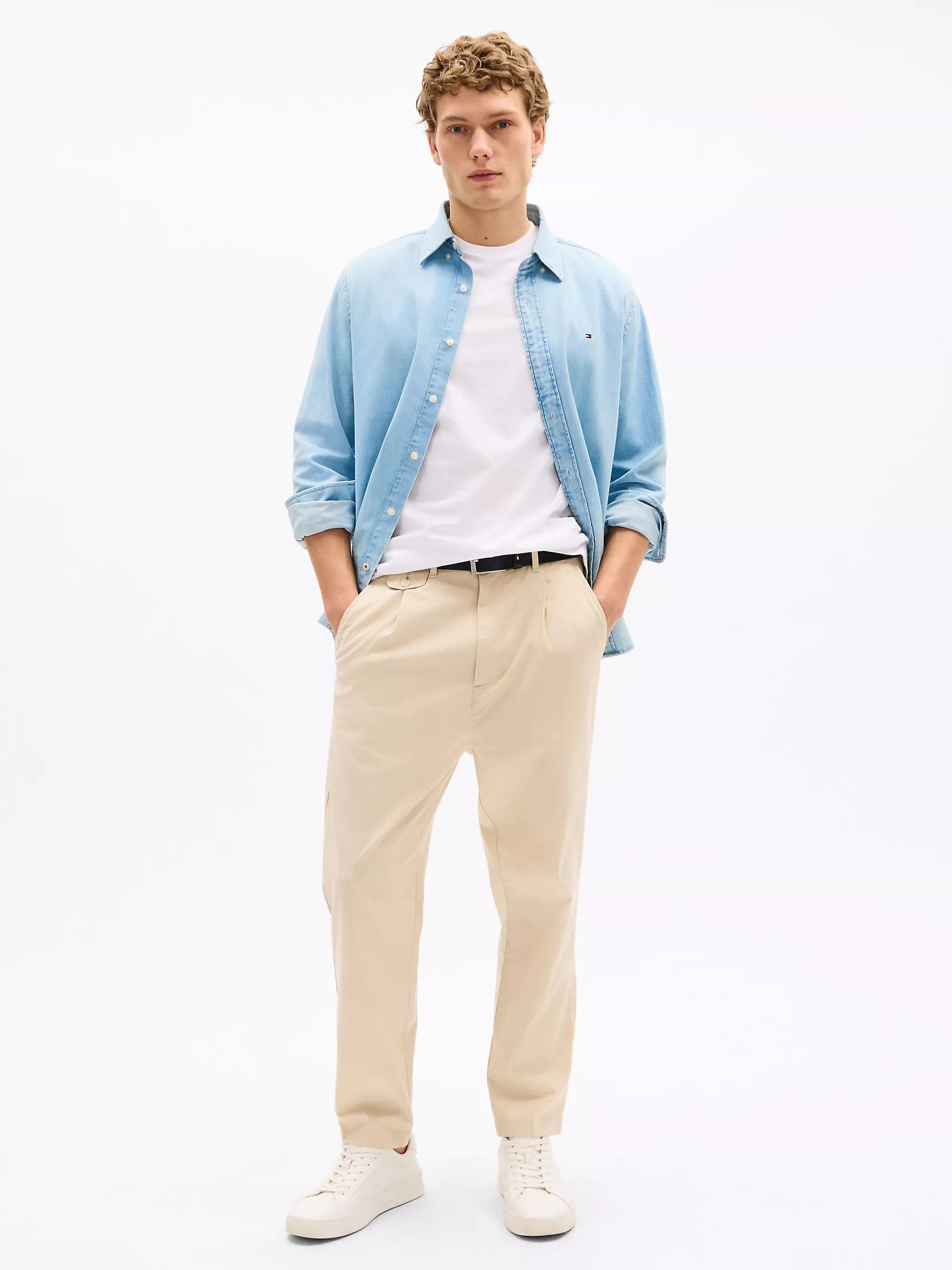 Tommy Relaxed Linen Blend Pants