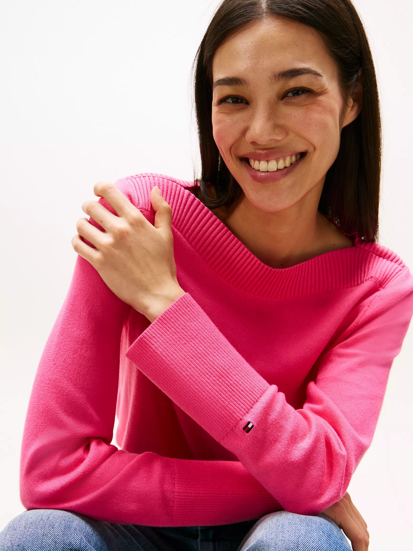 Tommy Boatneck Sweater