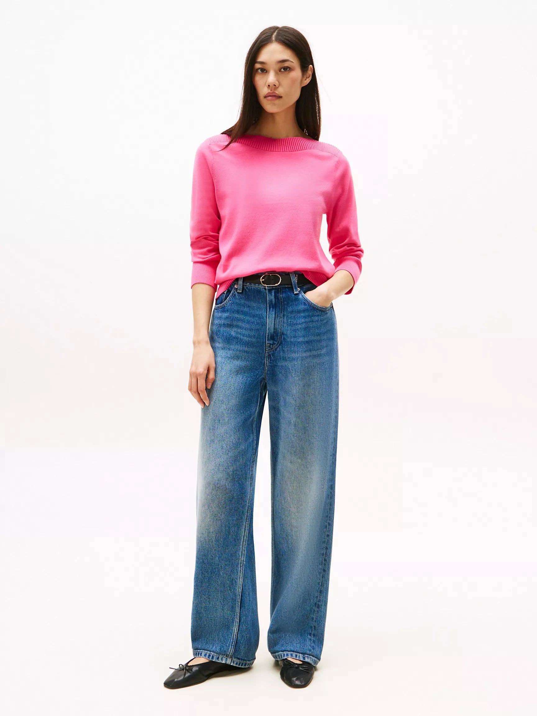 Tommy Boatneck Sweater