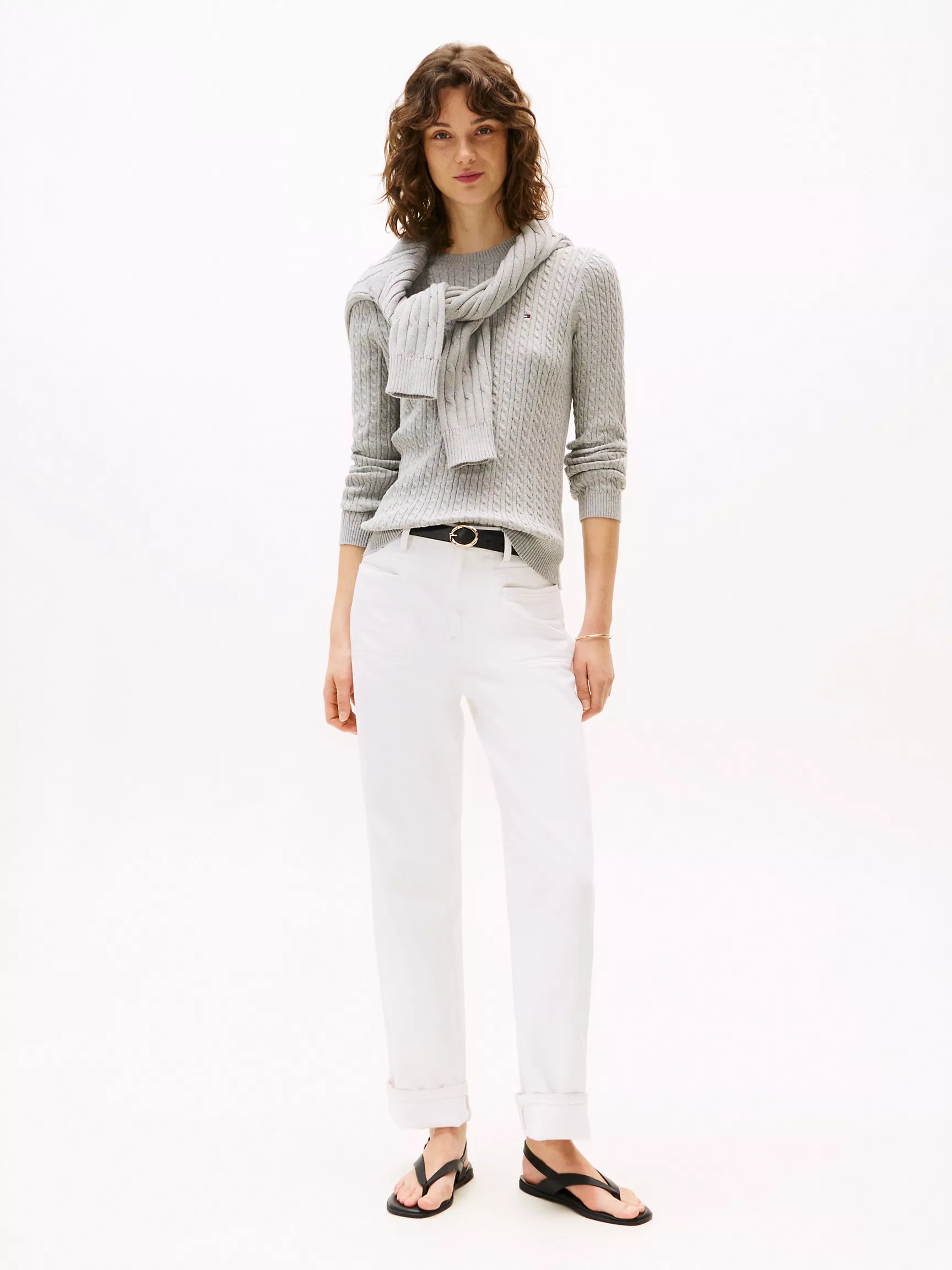 Tommy Cable Knit Sweater