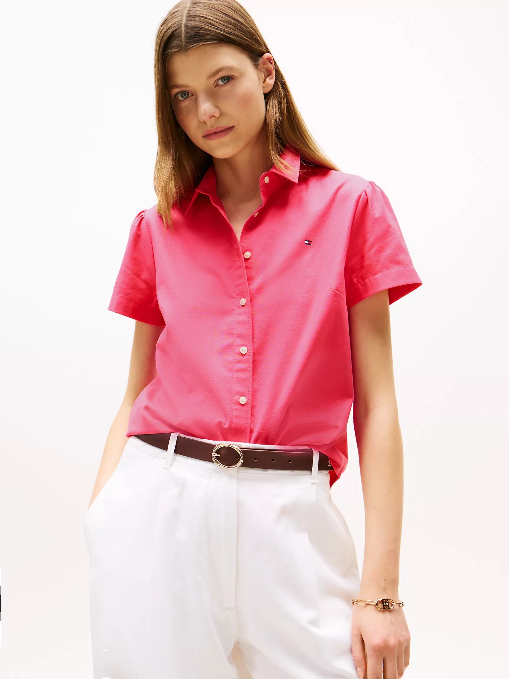Tommy Short-Sleeve Oxford Shirt