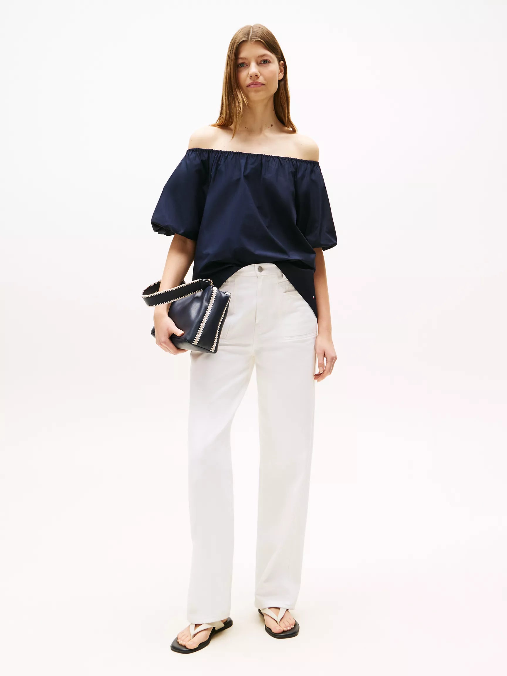 Tommy Puff-Sleeve Top