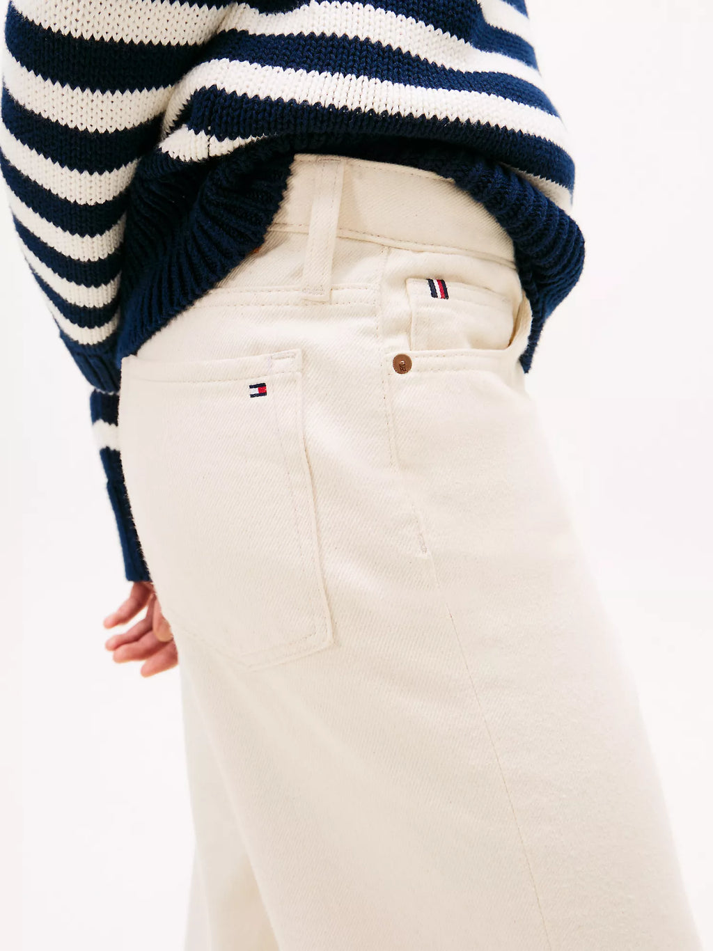 TOMMY HILFIGER High-Rise Modern Wide Leg Jean