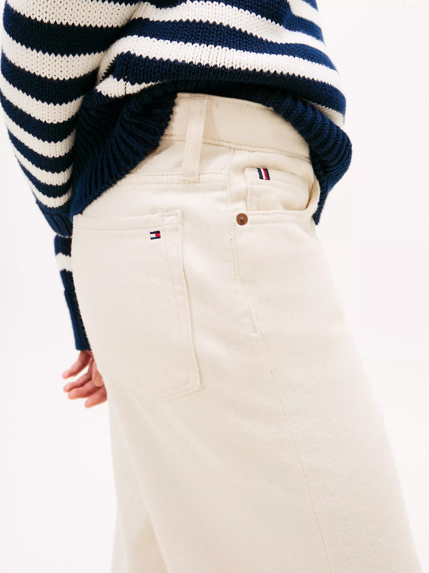 TOMMY HILFIGER High-Rise Modern Wide Leg Jean