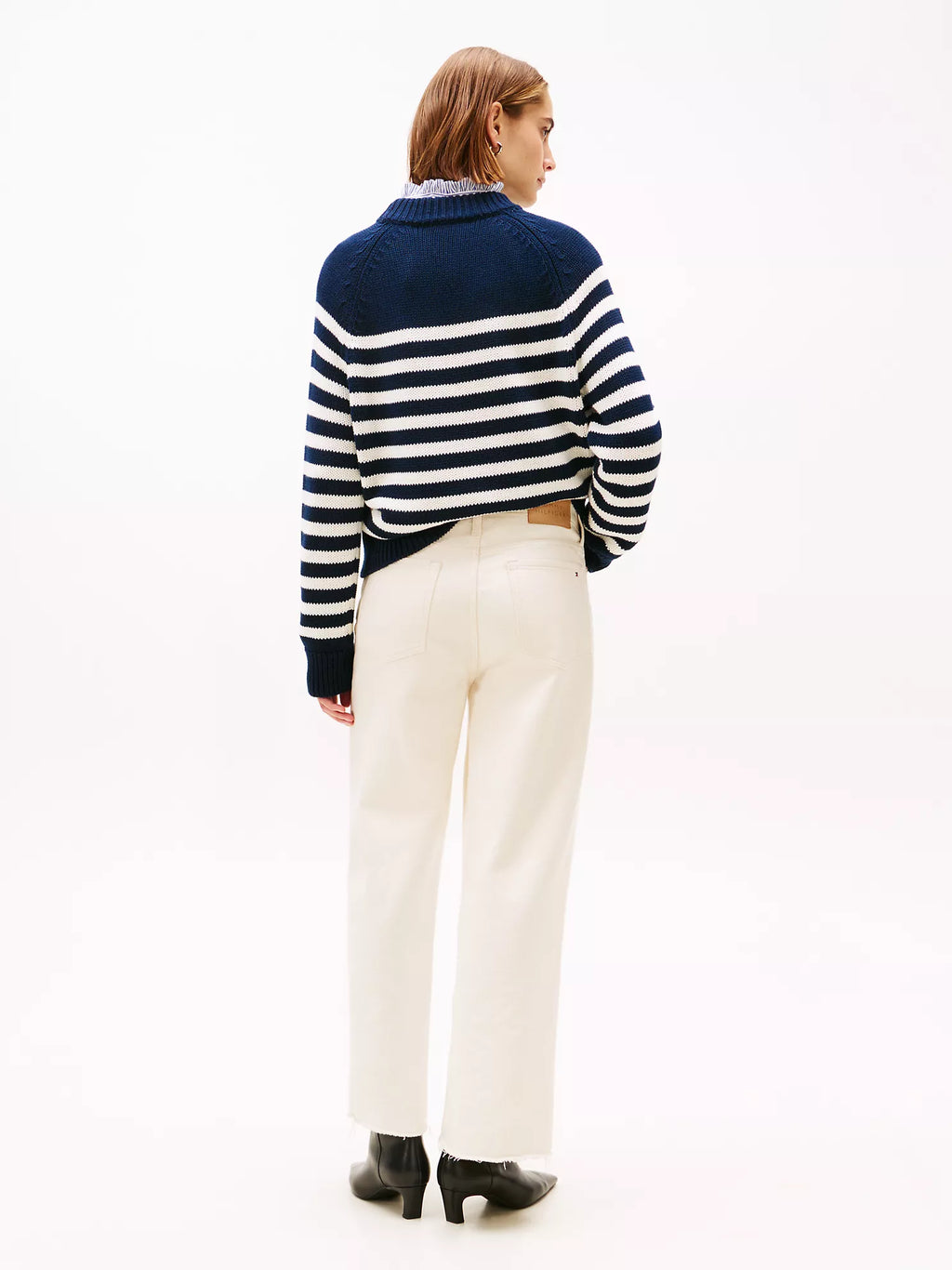 TOMMY HILFIGER High-Rise Modern Wide Leg Jean