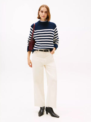 TOMMY HILFIGER High-Rise Modern Wide Leg Jean