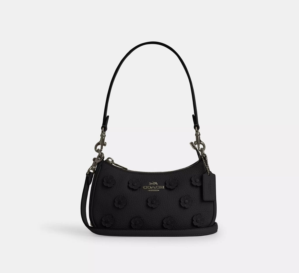 Coach Teri Mini Crossbody Bag With Floral Applique