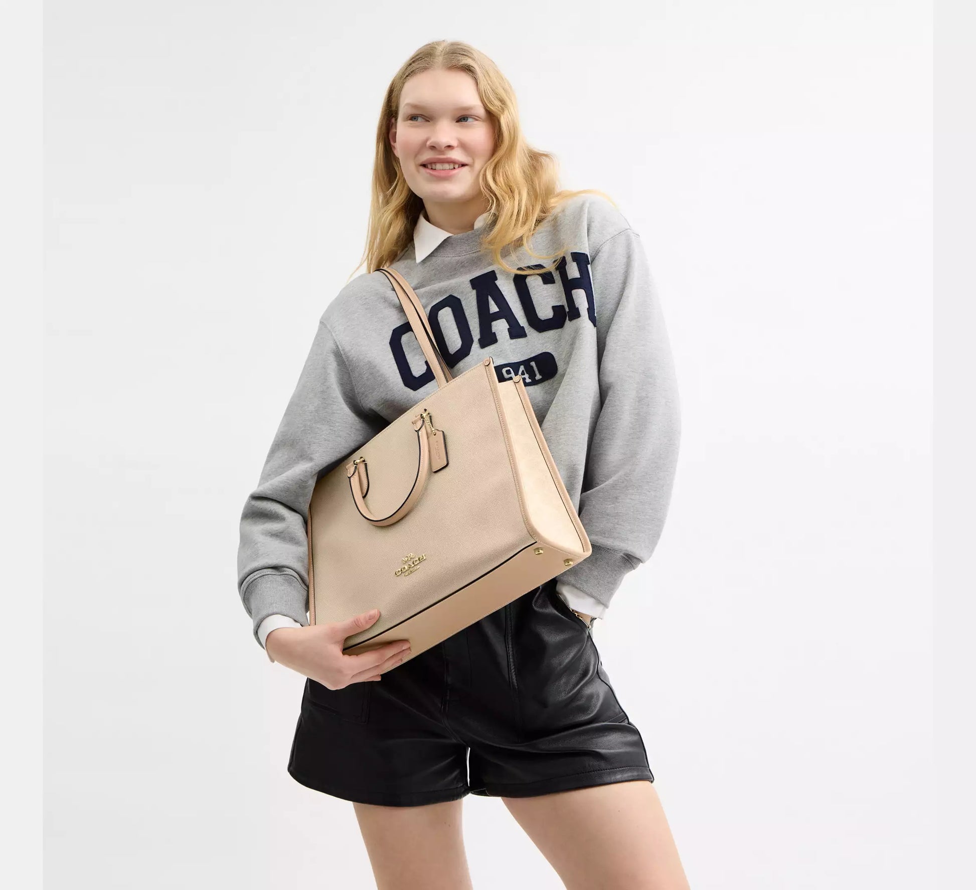 Coach Maggie Tote Bag In Colorblock