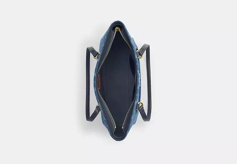 Coach Station Tote Bag In Signature Denim