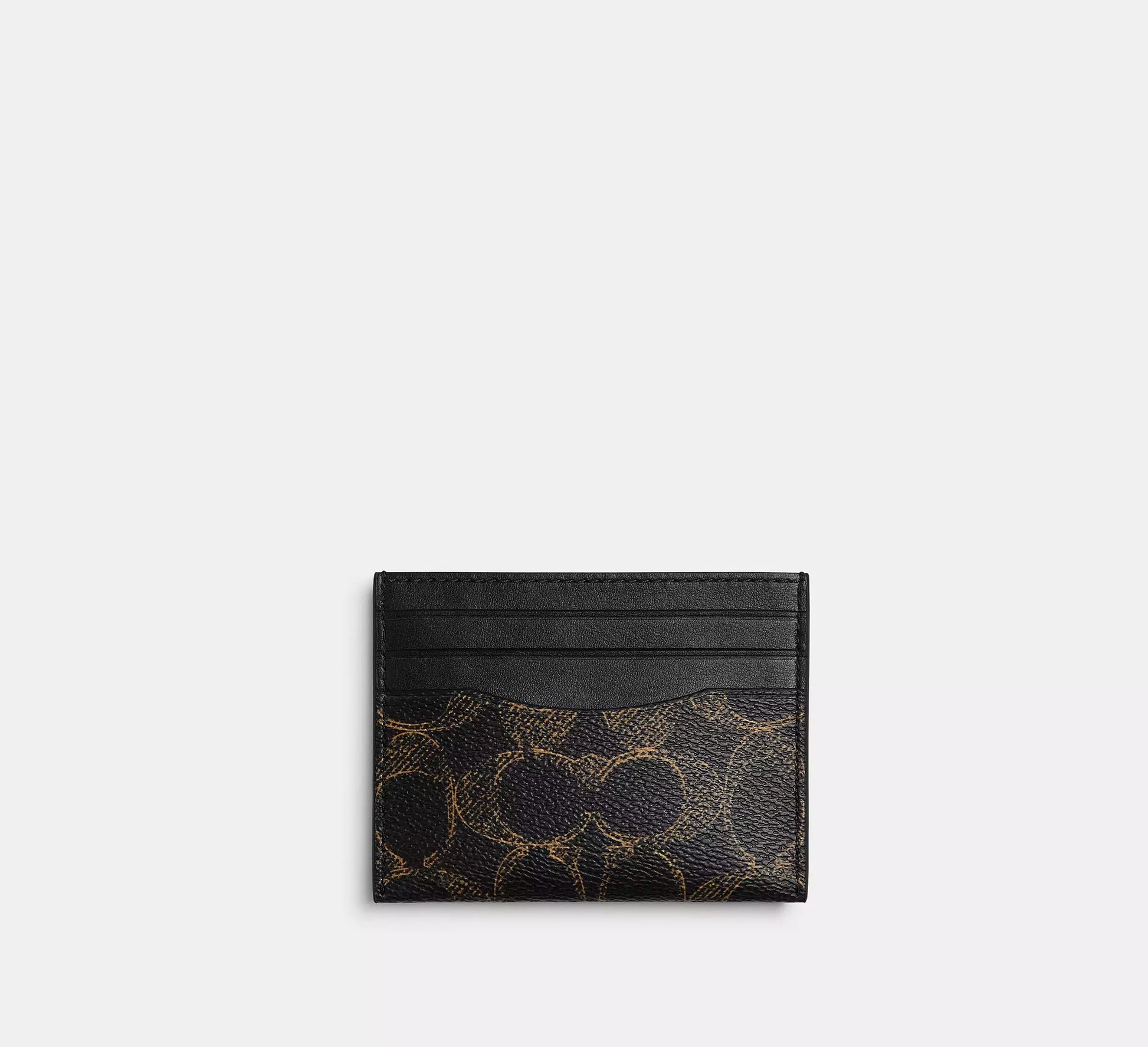 Coach Slim Id Card Case In Signature Canvas