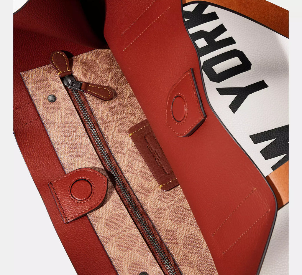 COACH Relay Tote Bag With Coach Graphic