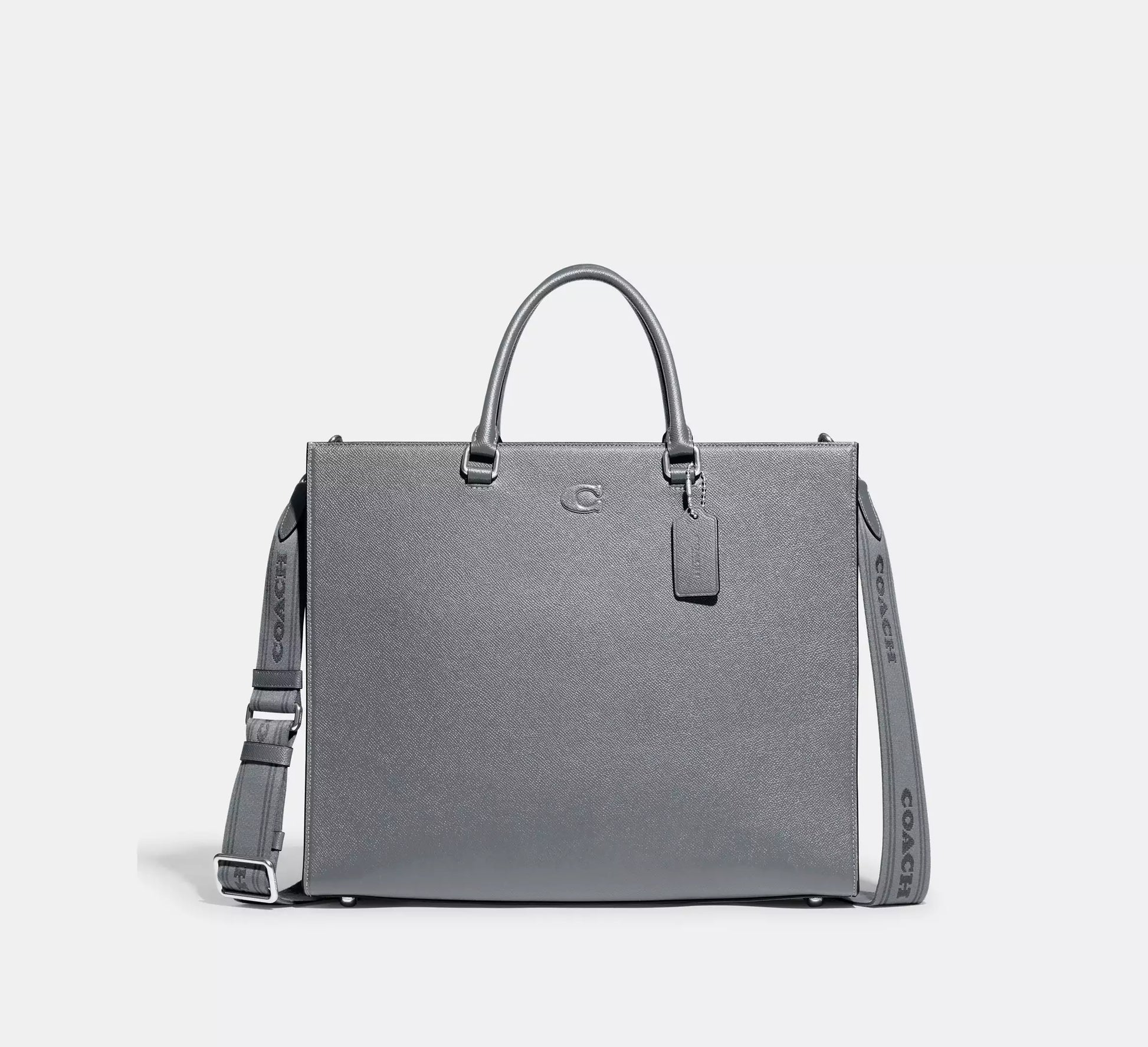 Coach Tote Bag 40 With Signature Canvas