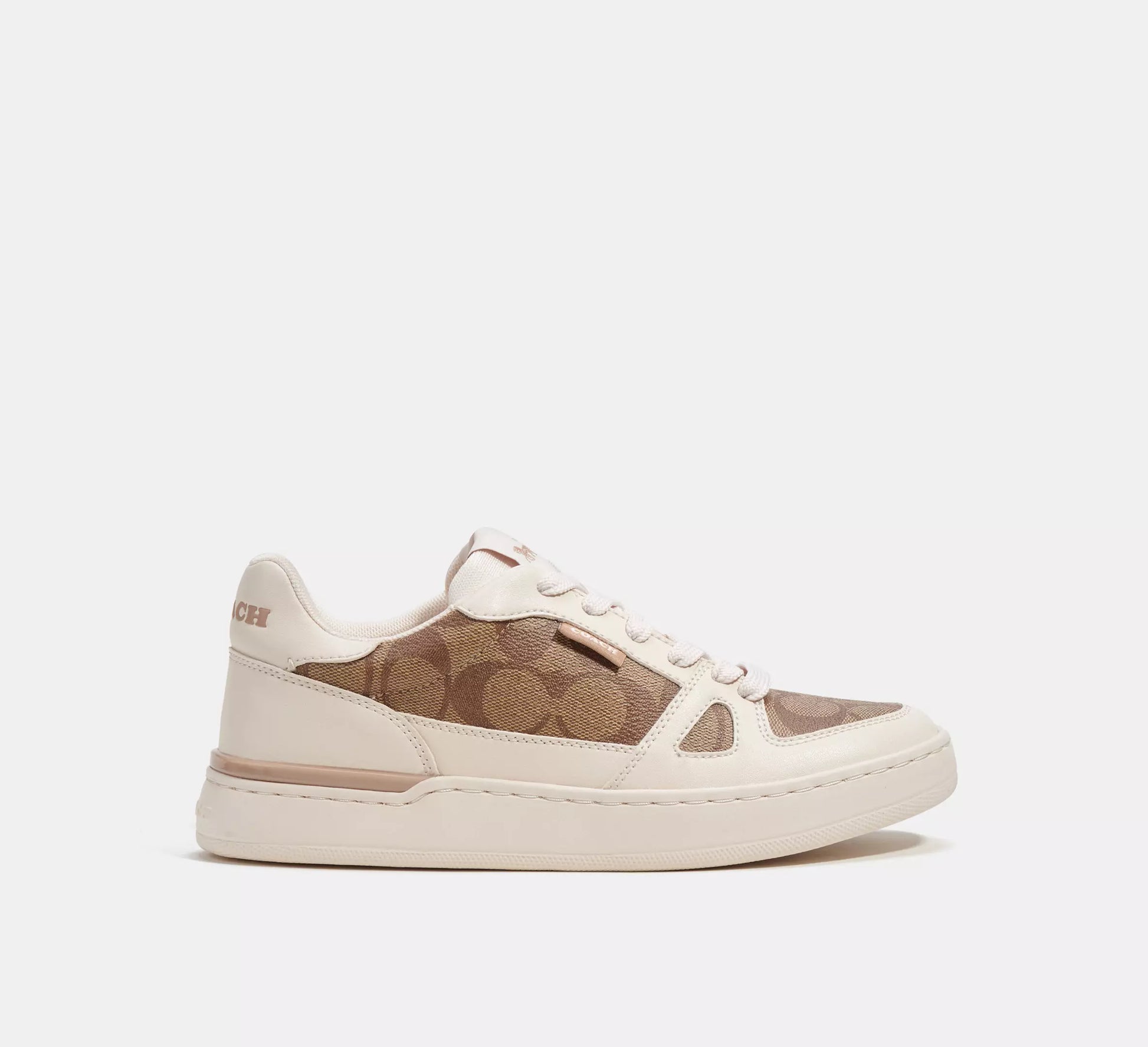 Coach Clip Court Low Top Sneaker In Signature Canvas