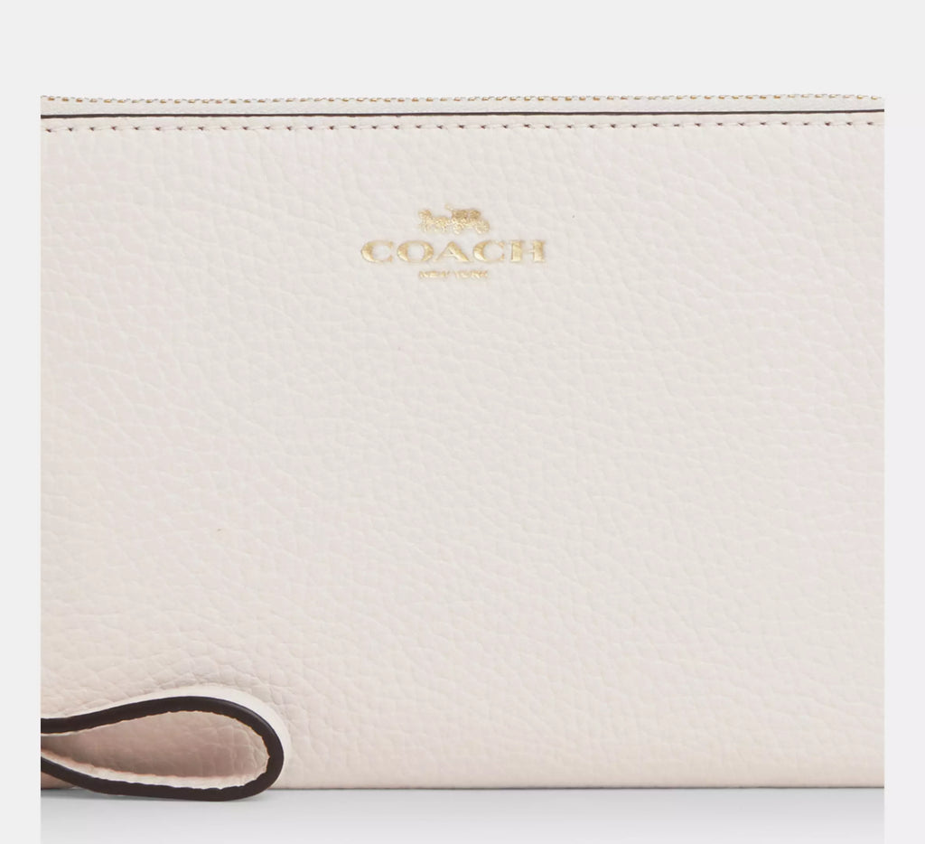COACH Corner Zip Wristlet