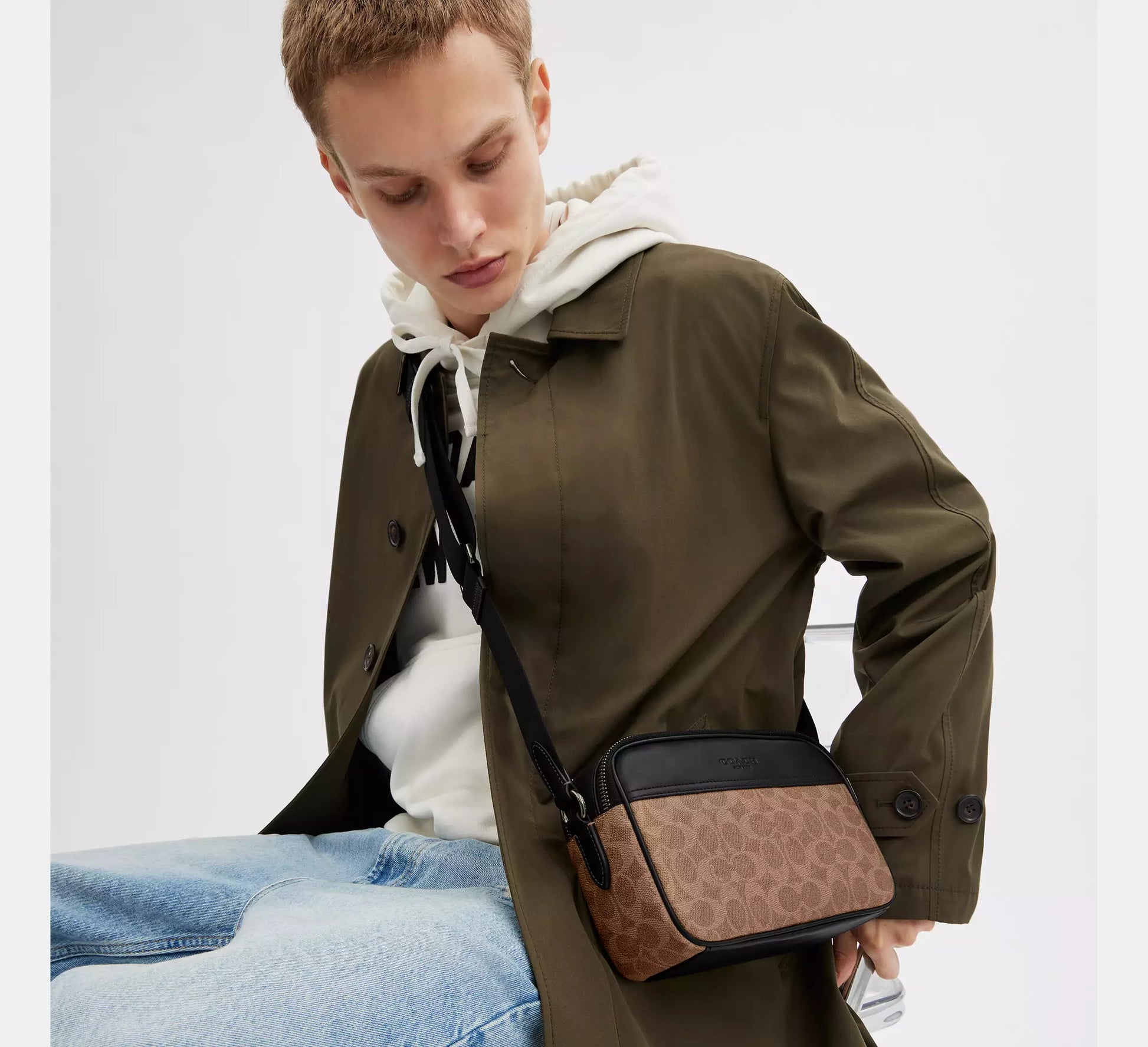 COACH Graham Crossbody Bag In Signature Canvas