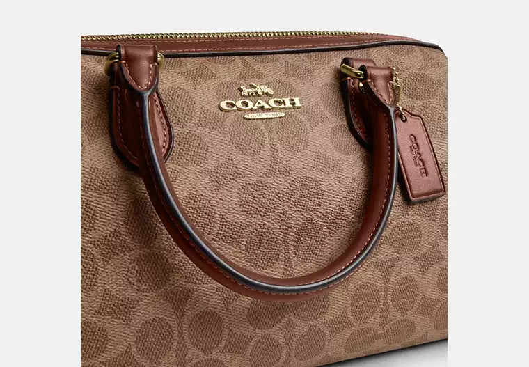 Coach Rowan Satchel Bag In Signature Canvas