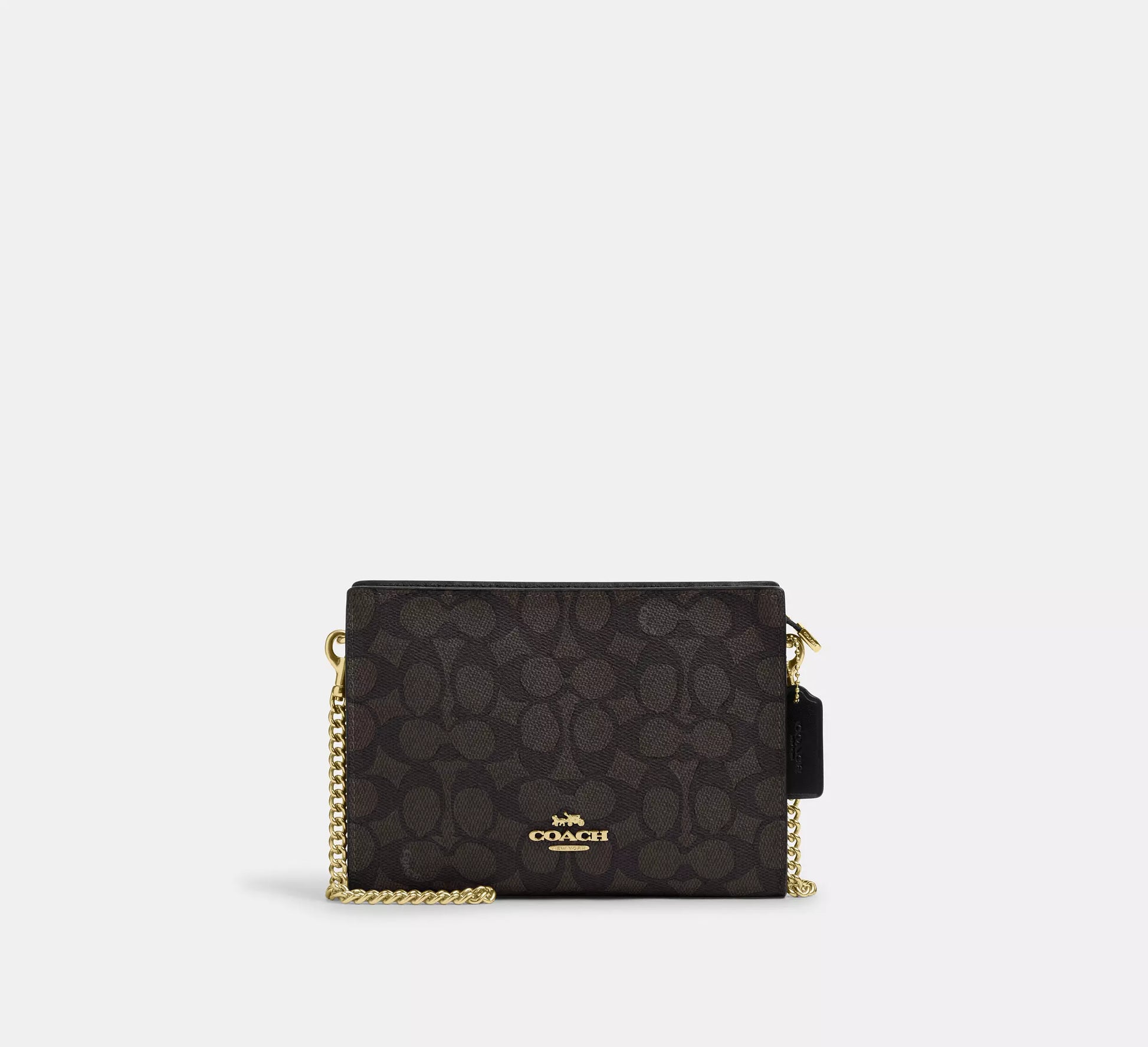 Coach Slim Crossbody Bag In Signature Canvas