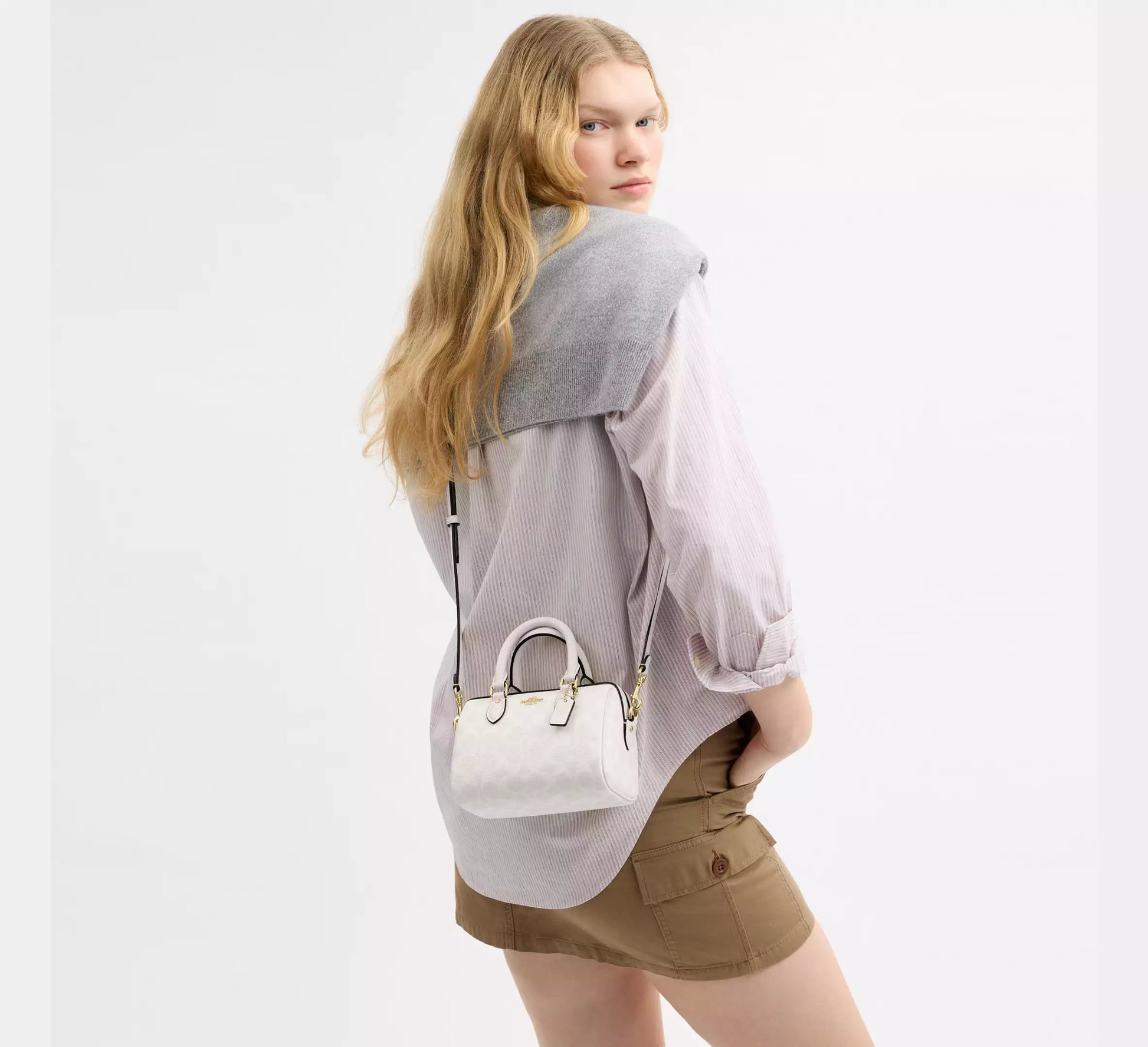 COACH Mini Rowan Crossbody Bag In Signature Canvas