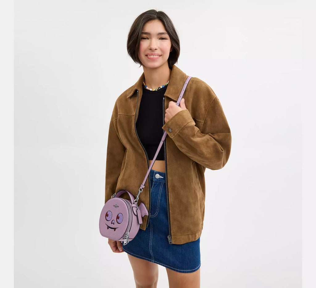 Coach Canteen Crossbody Bag With Halloween Bat